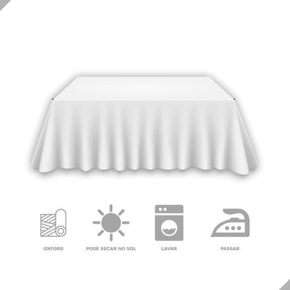 Imagem de Kit Toalhas Mesa de Lona Cobre Mancha Decorativa Natal Festa 78x78cm