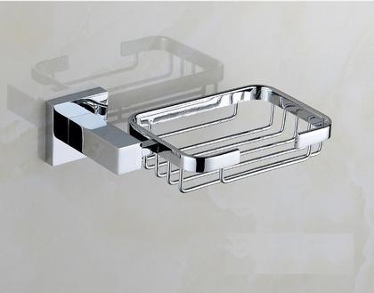 Imagem de Kit Toalheiro Duplo e Simples com Saboneteira Cromado Luxo
