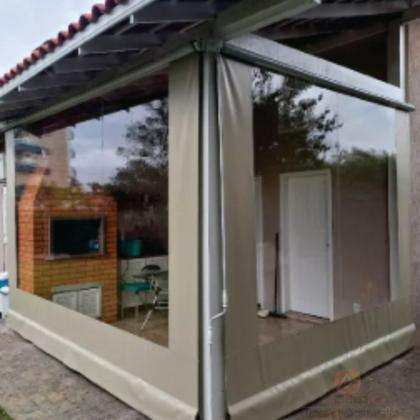 Imagem de Kit Toldo Enrolável Com Ou Sem Visor 3,00 x 2,50 Alt