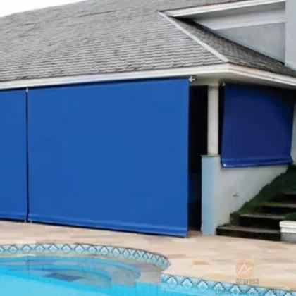 Imagem de Kit Toldo Enrolável Com Ou Sem Visor 3,00 x 2,50 Alt
