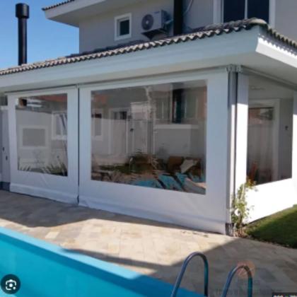 Imagem de Kit Toldo Enrolável Com Ou Sem Visor 3,00 x 2,50 Alt