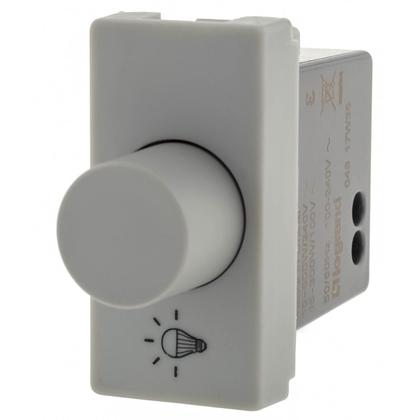 Imagem de Kit Tomada 10A e Variador Dimmer Com Placa e Suporte 4x2 Cinza PIAL Plus+