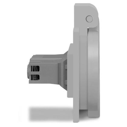 Imagem de Kit Tomada de Embutir Padrão BR 2P+T 20A Branca com Tampa