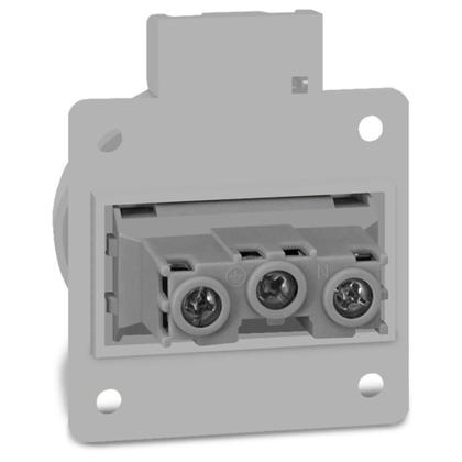 Imagem de Kit Tomada de Embutir Padrão BR 2P+T 20A Branca com Tampa