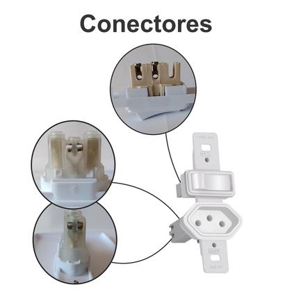 Imagem de  Kit Tomadas e Interruptores Simples e 10A Branco (25 Unidades) Kit Linha Completa