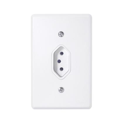 Imagem de  Kit Tomadas e Interruptores Simples e 10A Branco (25 Unidades) Kit Linha Completa