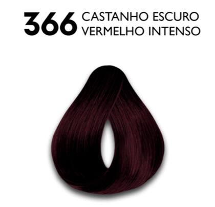 Imagem de Kit Tonalizante Excllusiv Tom Haskell 366 - Castanho Escuro Vermelho Intenso