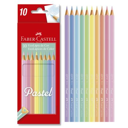 Imagem de Kit Tons Pastel Faber-Castell com 20 itens