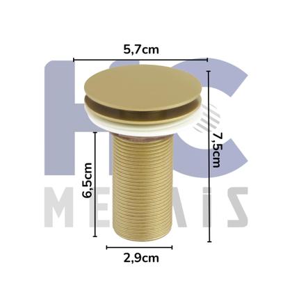 Imagem de Kit Torneira Bancada Link Alta 45º + Válvula 7/8 Lavatório Click