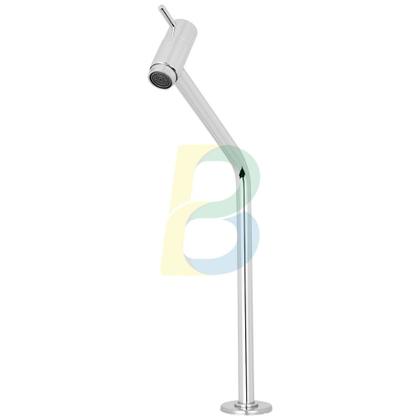 Imagem de Kit Torneira Cuba Link Banheiro Lavabo Metal + Válvula Click Metal+ Sifão Cromado + Engate 60cm