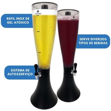 Kit Torre de Chopp Marcbeer 2,5 Litros com Torneira Extra Marchesoni Imagem de Kit Torre de Chopp Marcbeer 2,5 Litros com Torneira Extra Marchesoni