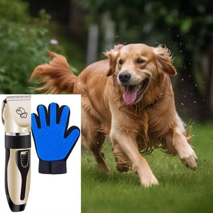 Imagem de KIT Tosa Pet + Luvas Tira Pêlos portátil e leve