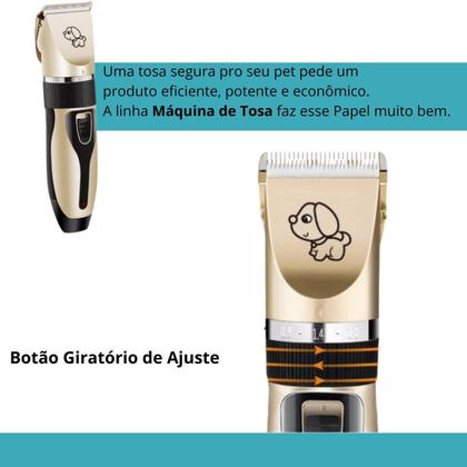 Imagem de Kit Tosa Pet Silenciosa E Fácil De Usar Bivolt