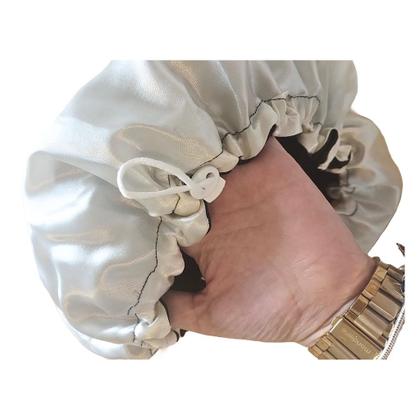 Imagem de Kit Touca de Cetim Dupla Face + 2 Scrunchies de Cetim Aromá