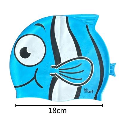Imagem de Kit Touca Infantil Personagens + Óculos UV Para Natação Toca Piscina