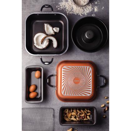 Imagem de Kit Tramontina Lyon em Alumínio Forjado com Revestimento Interno e Externo Antiaderente Starflon Hig