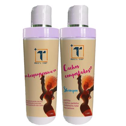 Imagem de Kit Transição Capilar  Desprogressiva 1L + Shampoo 1L