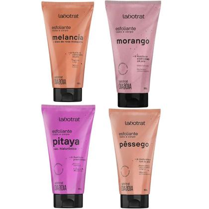 Imagem de Kit Tratamento Diário Labotrat Dia a Dia Completo  Sabonete, Hidratante, Esfoliante e Body Splash