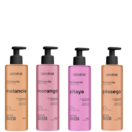 Imagem de Kit Tratamento Diário Labotrat Dia a Dia Completo  Sabonete, Hidratante, Esfoliante e Body Splash