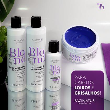 Imagem de Kit Tratamento Matizador Blond Intense -  Para Cabelos Loiros e Grisalhos