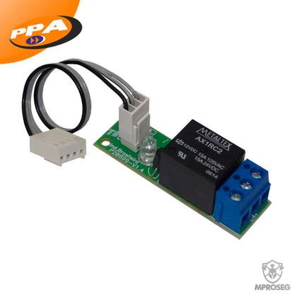 Imagem de Kit Trava Automatica Ppa Dog Steel Custom Branca E Módulo Rele Portão