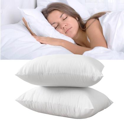 Imagem de Kit Travesseiro Antialérgico e antiácaro Toque Aveludado Macio