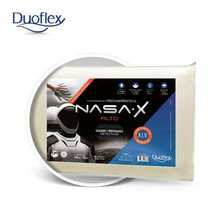 Imagem de Kit Travesseiro Nasa X Alto Duoflex mais Capa Protetora
