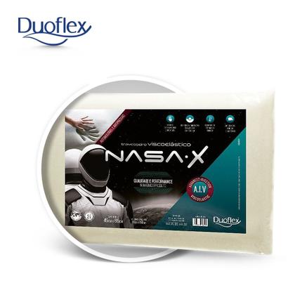 Imagem de Kit Travesseiro Nasa X Duoflex mais Capa Protetora
