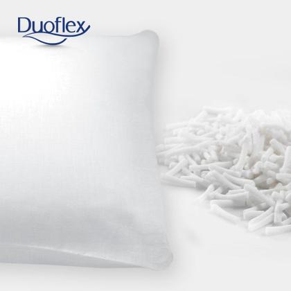 Imagem de Kit Travesseiro Natural Látex Flocos mais Capa Protetora Duoflex