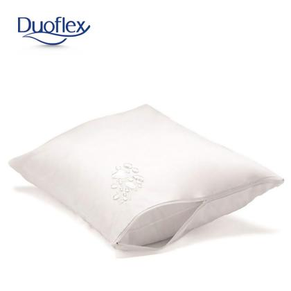 Imagem de Kit Travesseiro Natural Látex Flocos mais Capa Protetora Duoflex