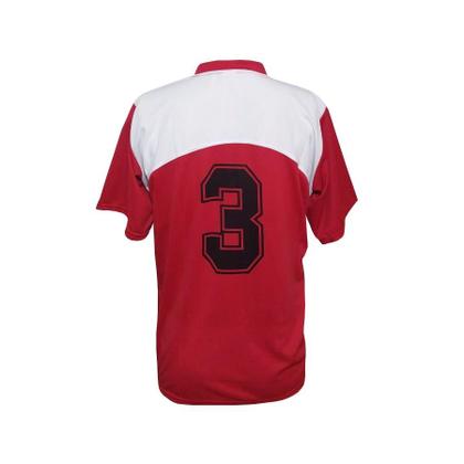 Imagem de Kit TRB com 16 Camisas Vermelho/Branco e 16 Calções Brancos