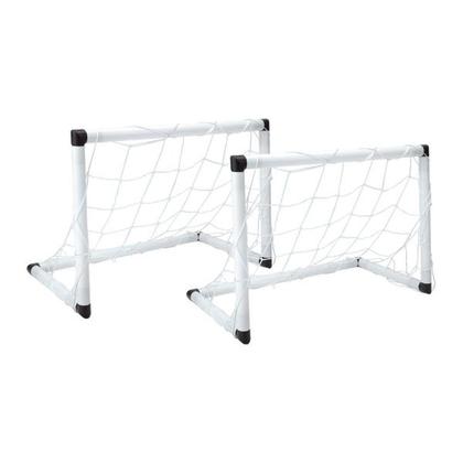 Imagem de Kit Treino De Futebol Gol Bola De Futebol E Bomba De Encher