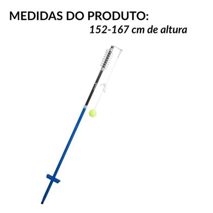 Imagem de Kit Treino Espiribol de Tênis Portátil com 2 Raquetes e 1 Bola Importway Iwj005