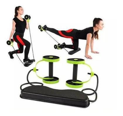 Imagem de Kit Treino Funcional Extensor Elastico Com Apoio E Abdominal