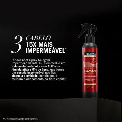 Imagem de Kit Tresemmé Sérum Blindagem Antiumidade Selagem Hidrolisada