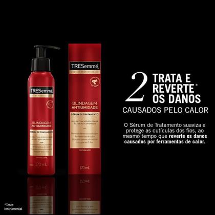 Imagem de Kit Tresemmé Sérum Blindagem Antiumidade Selagem Hidrolisada
