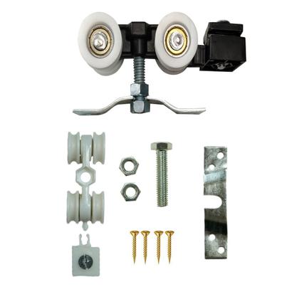 Imagem de Kit Trilho Correr 4,00m 35x35 Alumínio Branco p/ Duas Portas de 100cm - RDA-4 - KT2-740.4