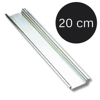 Imagem de Kit Trilho DIN Liso Zincado para Montagem Elétrica 20cm