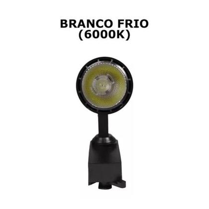 Imagem de Kit Trilho Eletrificado 1 Metro Com 3 Spots Led 7w Bivolt