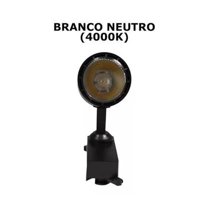Imagem de Kit Trilho Eletrificado 1 Metro Com 3 Spots Led 7w Bivolt