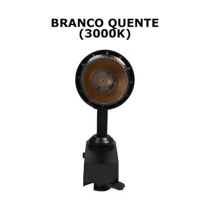 Imagem de Kit Trilho Eletrificado 1 Metro Com 3 Spots Led 7w Bivolt