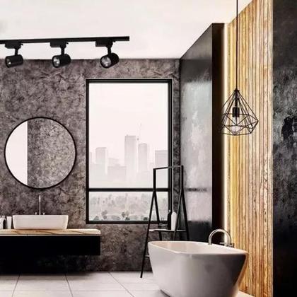 Imagem de Kit Trilho Eletrificado 1 Metro Com 3 Spots Led 7w Bivolt