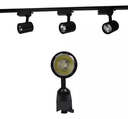 Imagem de Kit Trilho Eletrificado 1,5 M Com 3 Spots Led 7w Bivolt