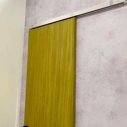 Imagem de Kit Trilho Porta De Correr Roldana 2 Metros portas Até 80kg