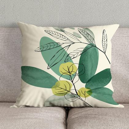 Imagem de Kit Trio Capas de Almofadas Estampadas em Veludo Suede 45cm x 45cm - Decoração para Sala Moderna Sofisticada Sofá Quarto Cama 3 Peças