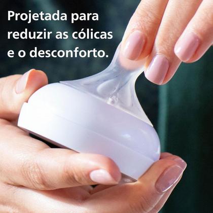 Imagem de Kit Triplo Mamadeira Petala 3.0 Transparente 260ml SCY903/03 Philips Avent