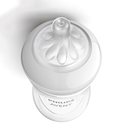 Imagem de Kit Triplo Mamadeira Petala 3.0 Transparente 260ml SCY903/03 Philips Avent