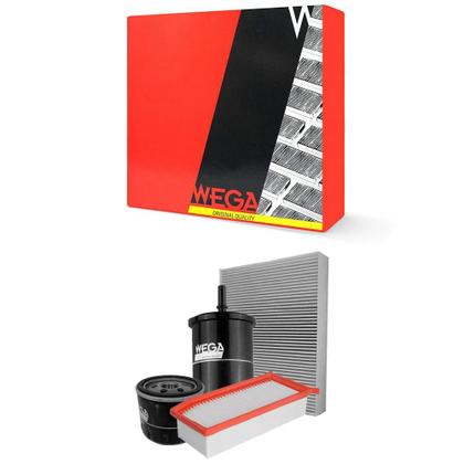 Imagem de Kit Troca de Filtros Logan Sandero 1.0 12V 17 a 24 Flex Wega