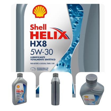 Imagem de Kit Troca De Oleo 5w30 Original Shell Filtro Oleo E Combustível Mann Hb20 1.0