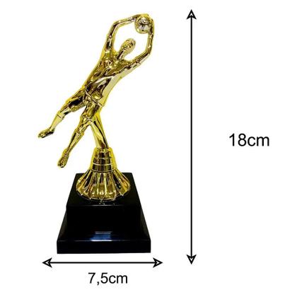 Imagem de Kit Troféu Melhores do Campeonato Artilheiro Jogador Goleiro